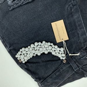 Distressed Black Lee Jeans